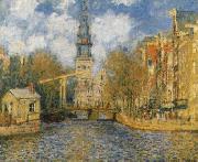 Claude Monet The Zuiderkerk in Amsterdam oil